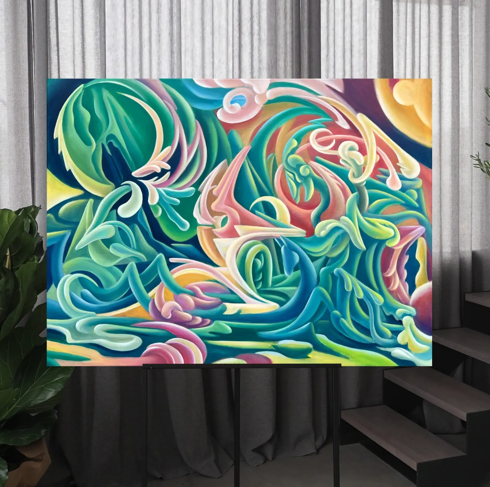 Flowing eternity into this moment - planting yourself in God's garden by Rolandas Žigonis, additional view