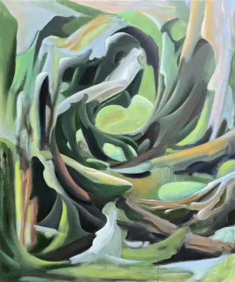 Terrain of Feelings (diptych) by Rolandas Žigonis