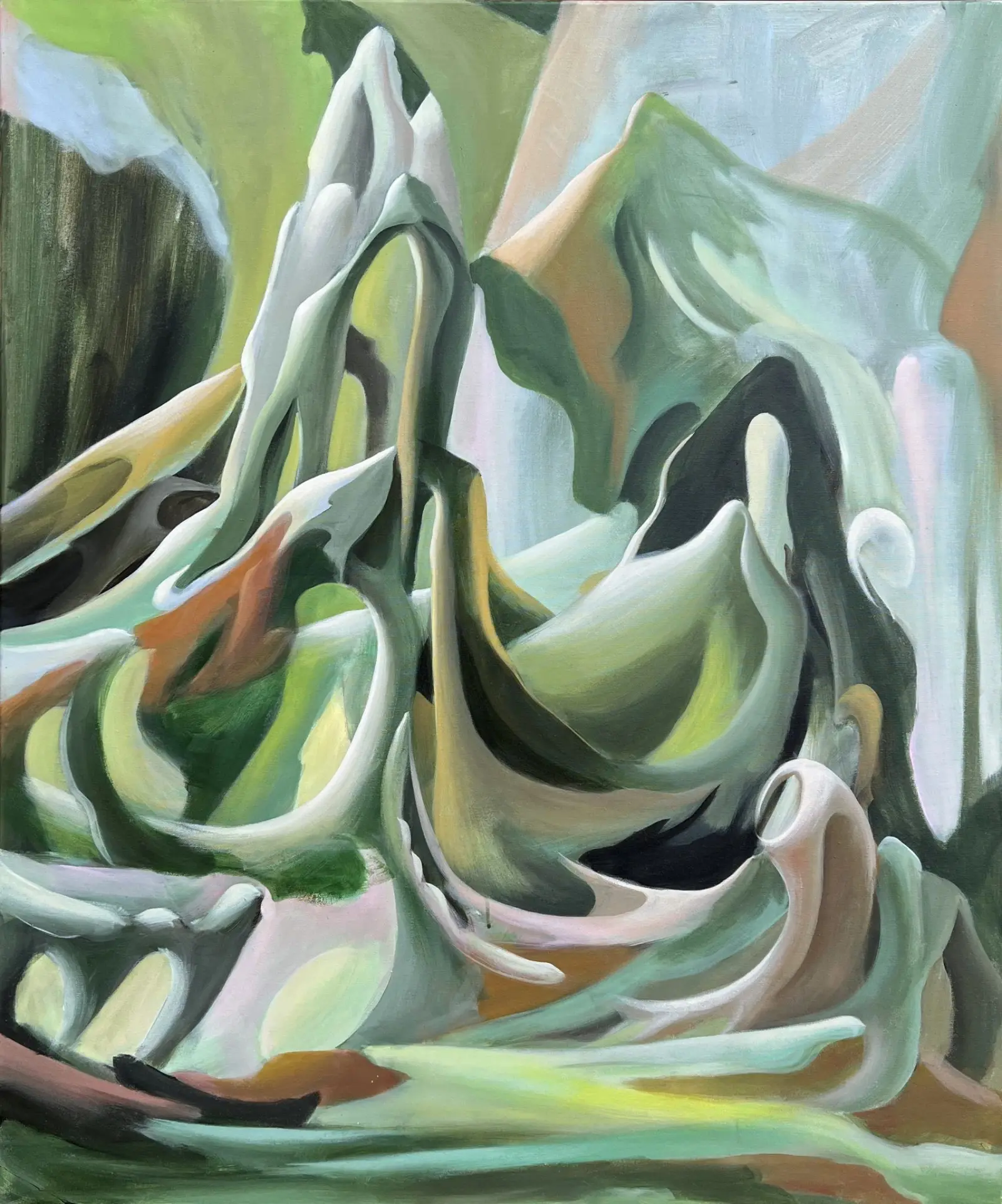 Terrain of Feelings (diptych), panel 2 of 2