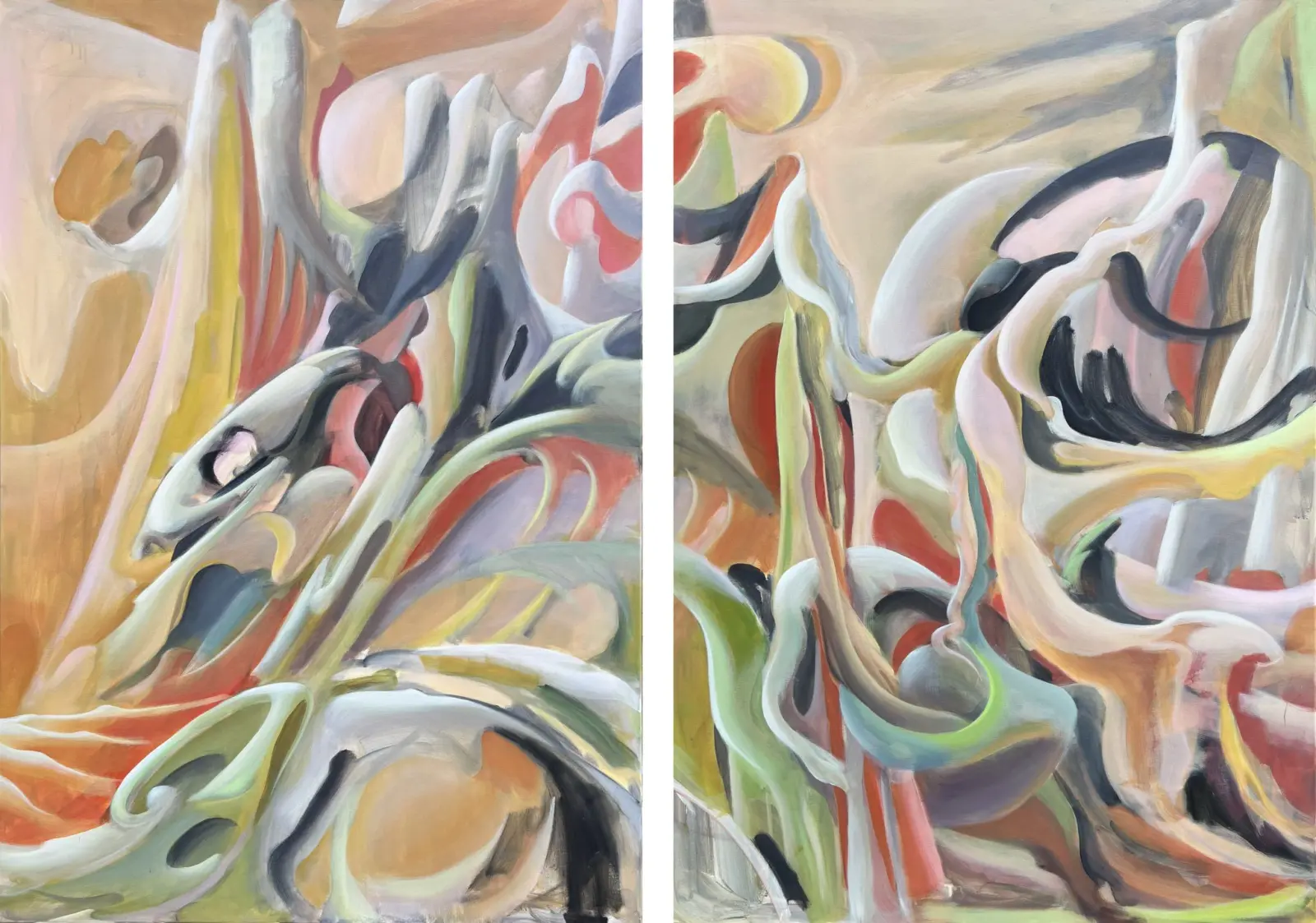 Untitled (diptych) by Rolandas Žigonis, additional view
